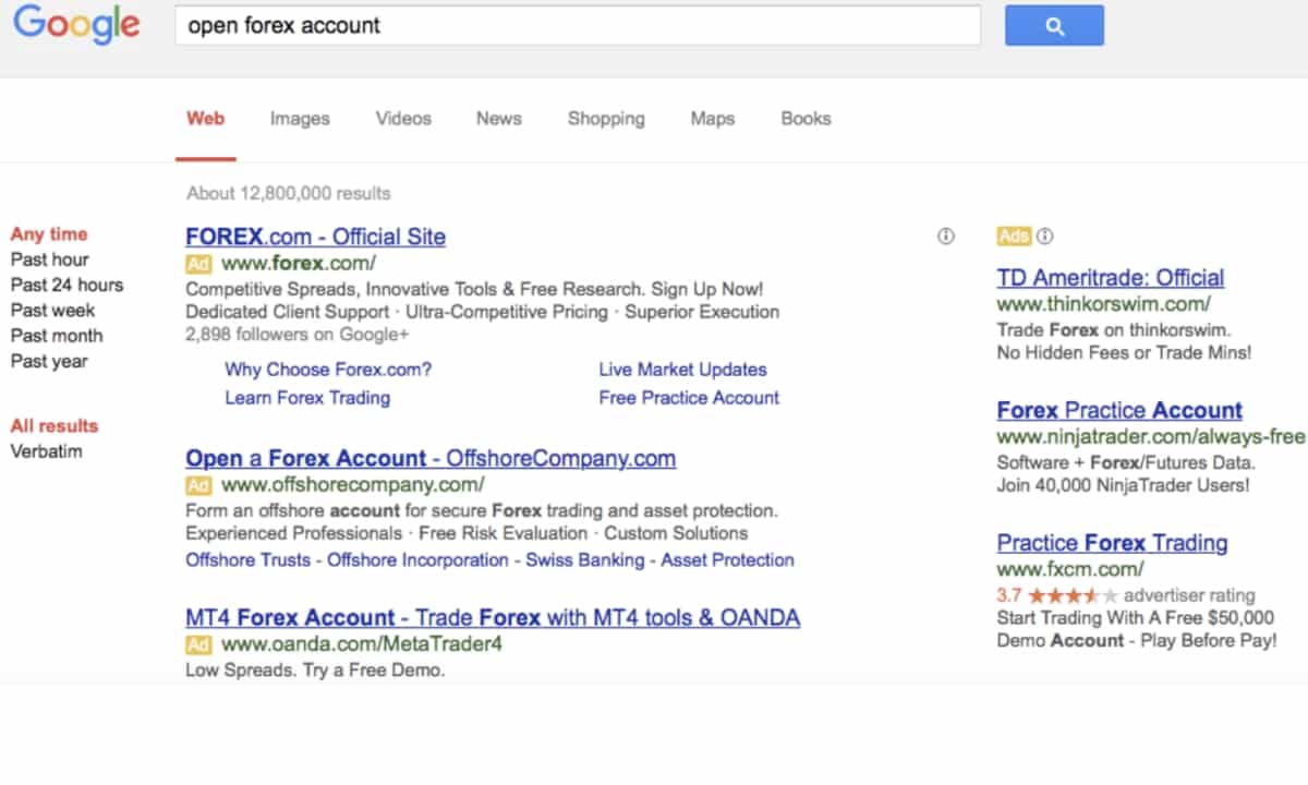 How To Improve A Google AdWords Campaign Of A Forex Broker